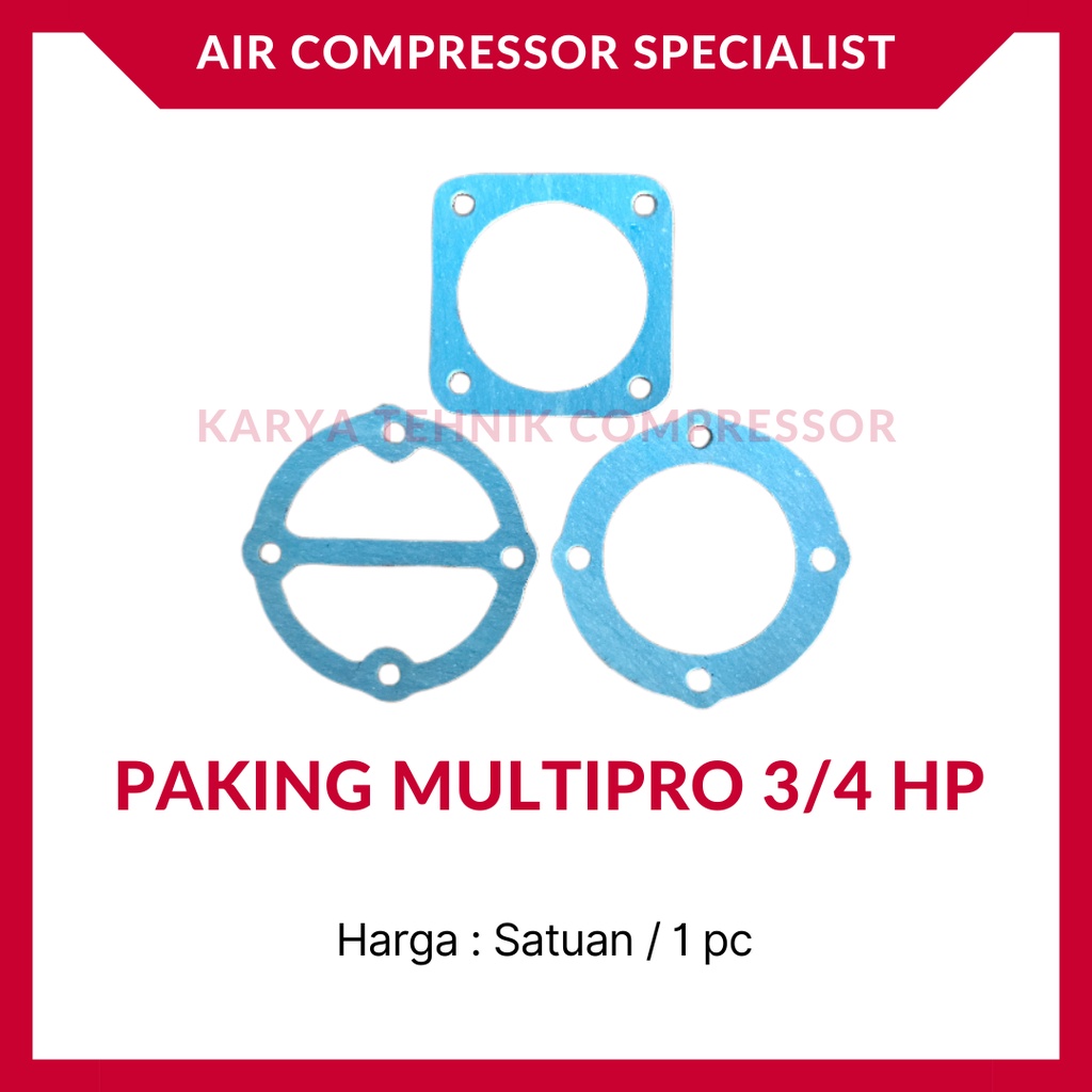 Jual Paking Packing Gasket Kompresor Udara Multipro Hp Shopee