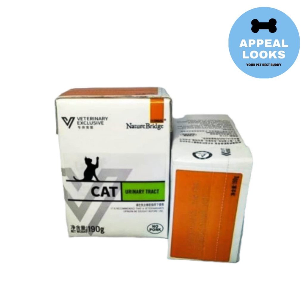Jual Nature Bridge Vet Urinary Tract Cat 190gr Makanan Basah / Wet Food