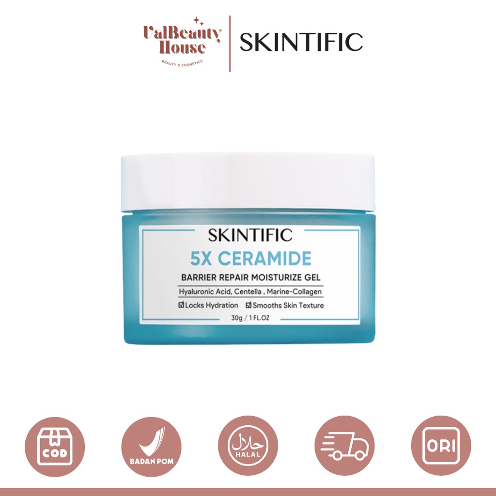 Jual Skintific 5x Ceramide Barrier Repair Moisture Gel 30g Original Shopee Indonesia 1084