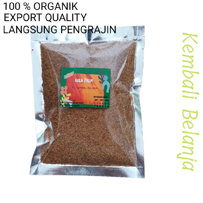 Jual Gula Palm Organik 100 Gram/ Gula Palem Organik Grade A/ Gula Semut ...
