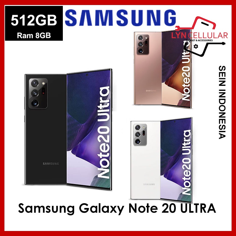 Jual SAMSUNG GALAXY NOTE 20 ULTRA 512GB / 256GB SEIN & GLOBAL JAMIN