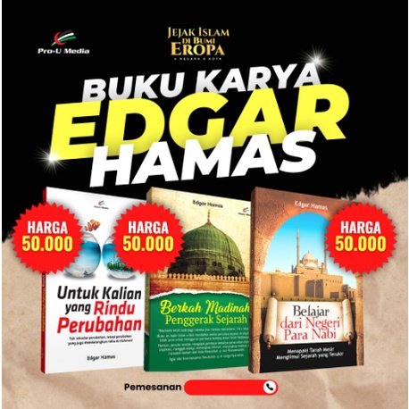 Jual Buku Karya Edgar Hamas, Untuk Kalian Yang Rindu Perubahan, Berkah ...