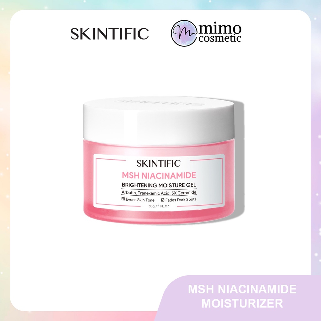 Jual SKINTIFIC MSH Niacinamide Brightening Moisturizer Glowing Moisture ...