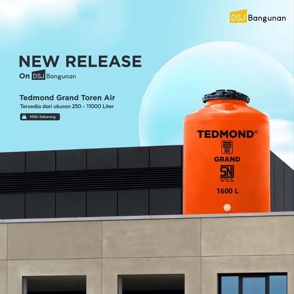 Jual Tedmond Grand Tangki / Tandon / Toren Air Polythelene Tedmon ...