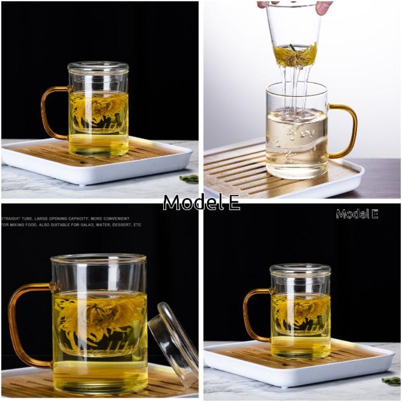 Jual Glass Tea Cup With Infuser And Lidgelas Teh Dengan Saringan Dan Tutup Original Shopee 3268