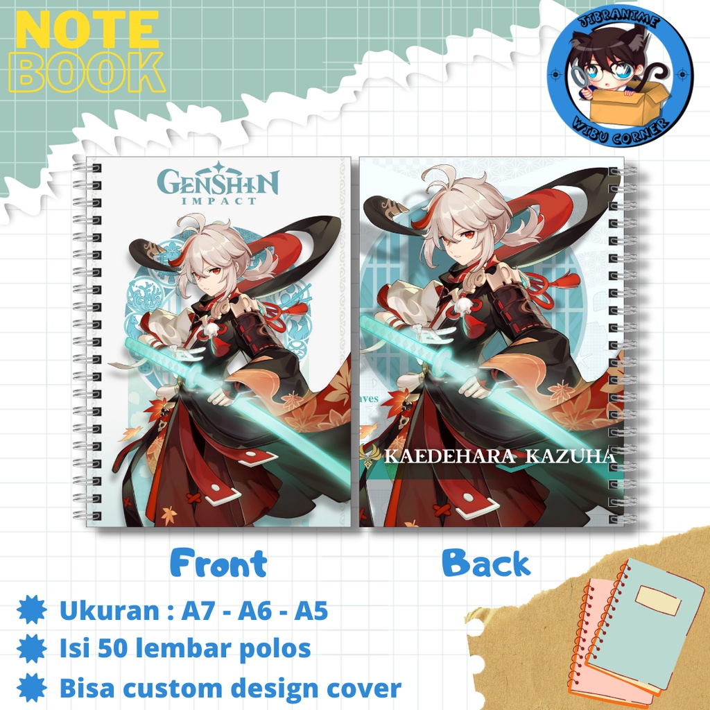 Jual NOTE BOOK GENSHIN IMPACT/GENSHIN PART 2 | Shopee Indonesia