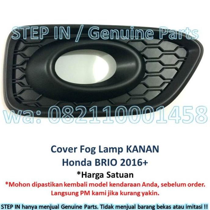 Jual Cover Fog Lamp Foglamp Lampu Kabut Honda Brio Ori Baru Shopee Indonesia