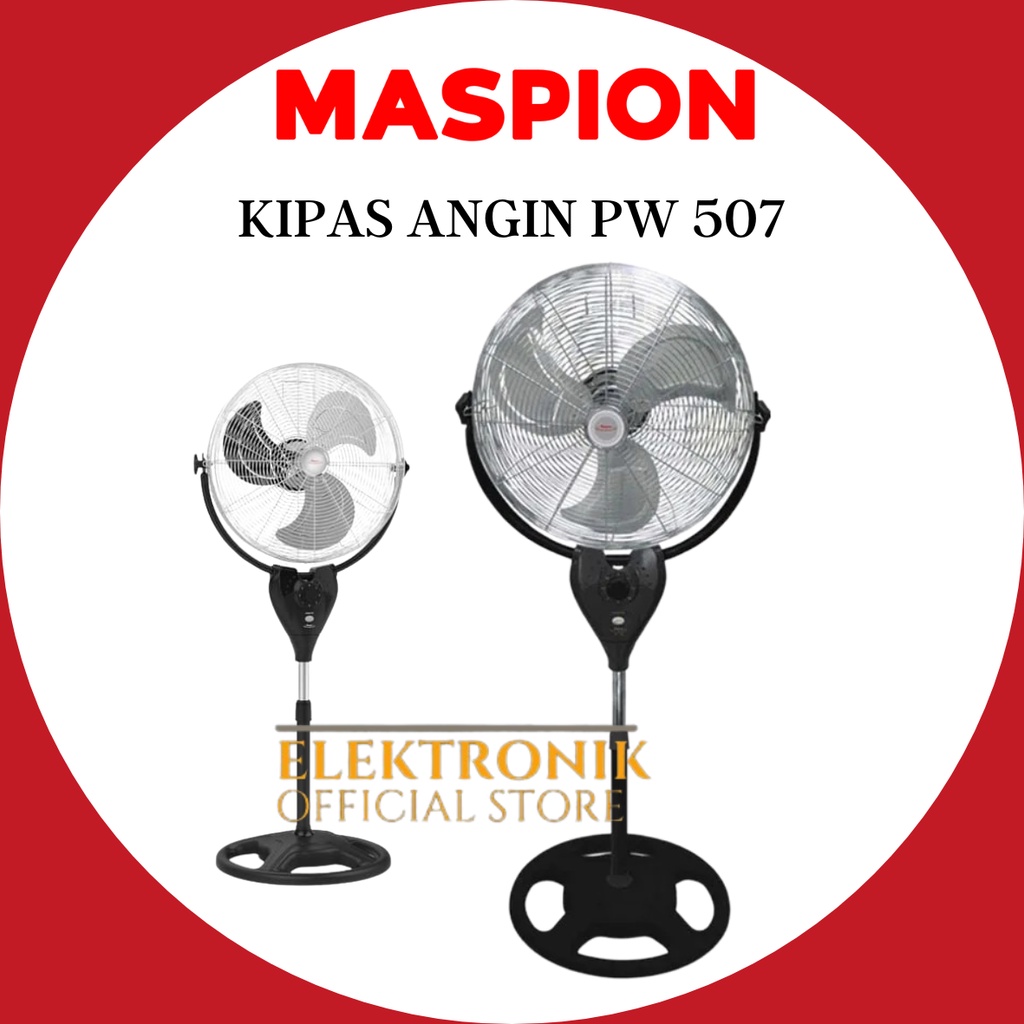 Jual Maspion Kipas Angin Besi Pw 507 Kipas Standfan Pw507 Pw 507 Pw 507