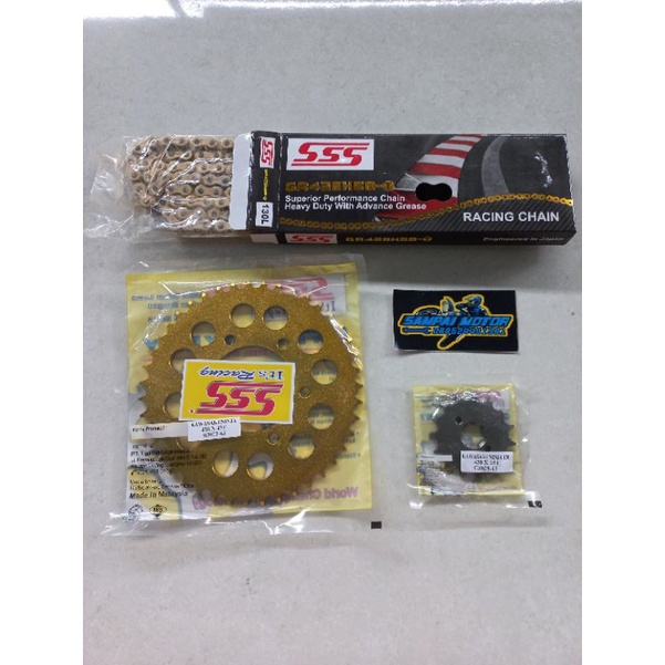 Jual Gear Set Sss Kawasaki Ninja R Rr Ukuran Sampai R Sb Dan R Hsbt Shopee Indonesia