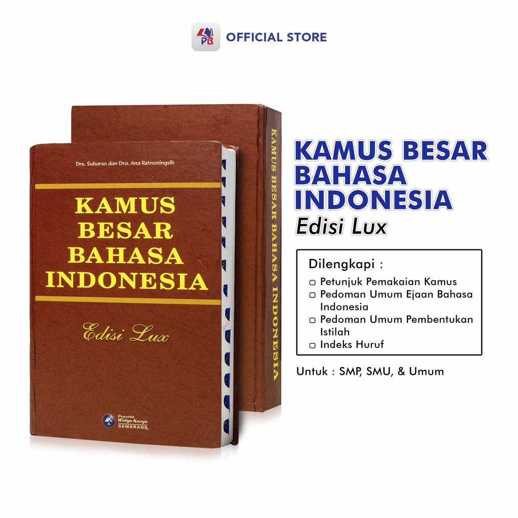 Jual Kamus Besar Bahasa Indonesia Edisi LUX Hard Cover - Widya Karya ...