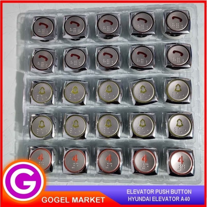 Jual Tombol Lift Hyundai/ Elevator Push Button Lift | Shopee Indonesia
