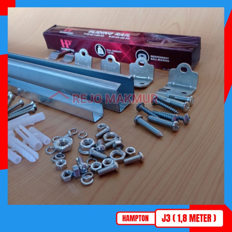 Jual Rel Pintu Murah Rel Pintu Geser J3 Hampton 1.8 Meter | Shopee ...