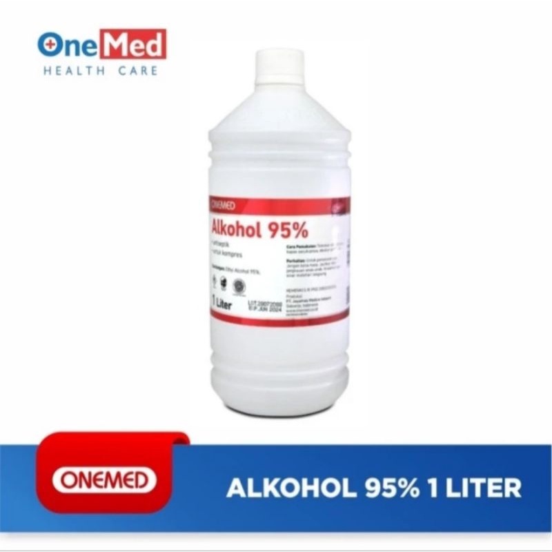 Jual Alkohol 95% OneMed 1 Liter | Shopee Indonesia