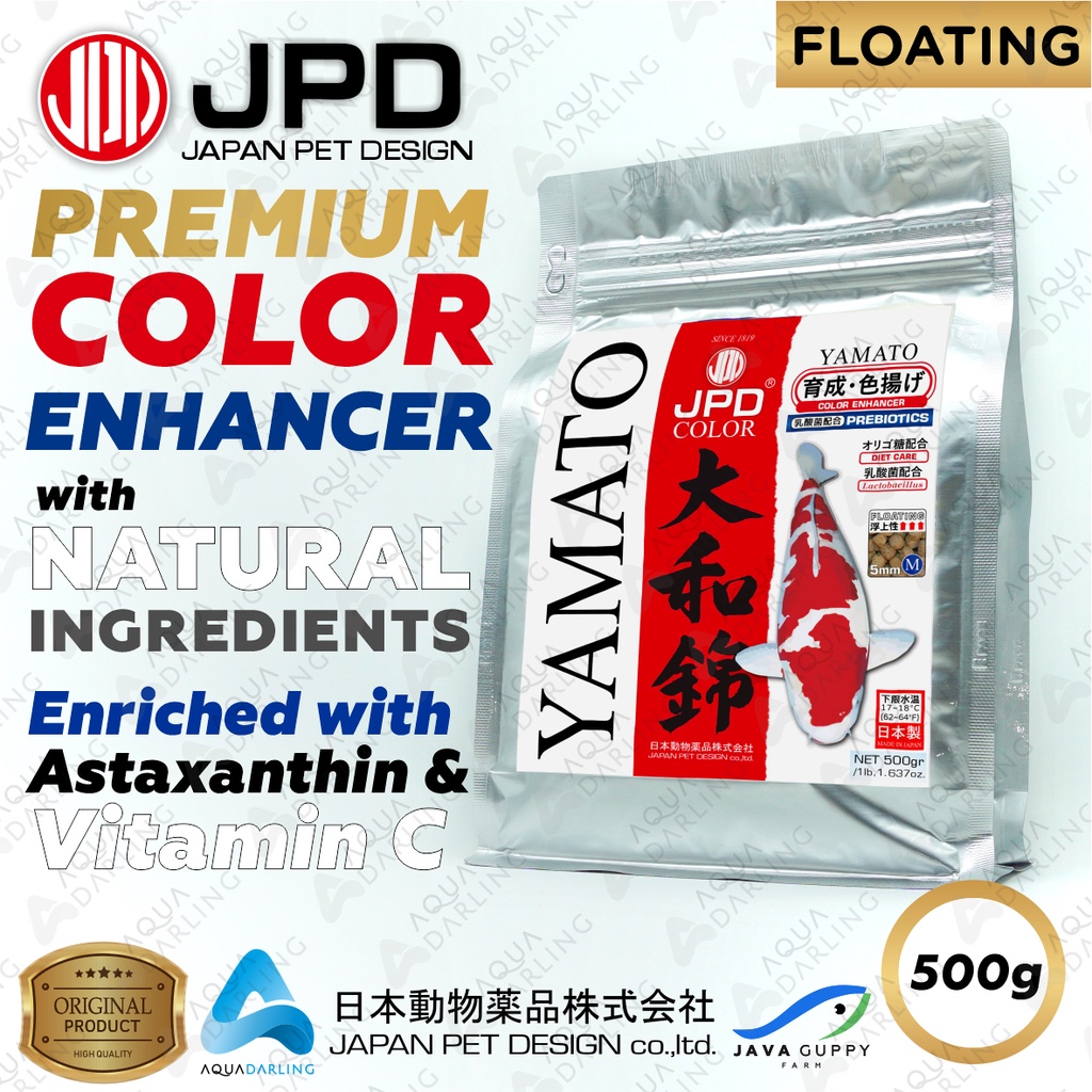 Jual JPD Yamato - Floating (Terapung) - Size M/L - 500gr - Pakan Warna ...