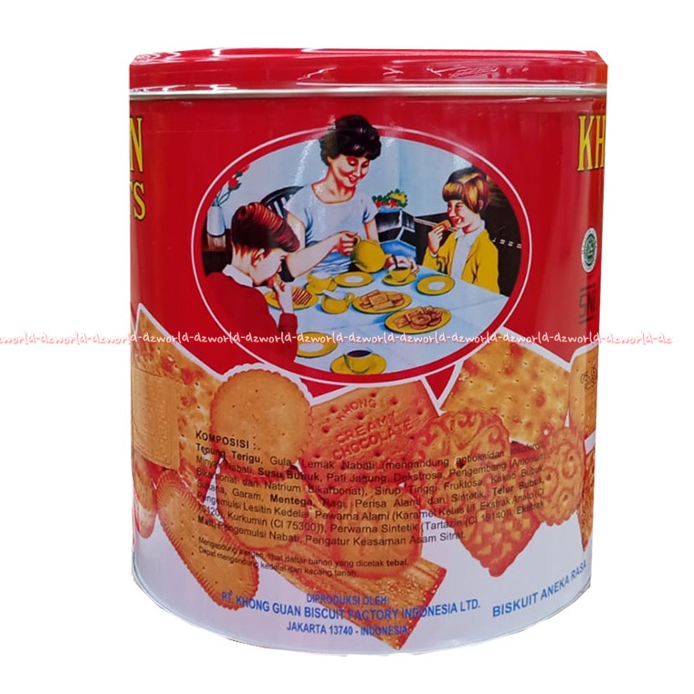 Jual Khong Guan Gr Biscuit Assorted Biskuit Aneka Rasa Biscuit Kemasan Kaleng Merah Red