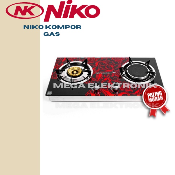 Jual Niko Kompor Gas Kaca 2 Tungku REFLECTION DUO Api Lilin dan Api ...