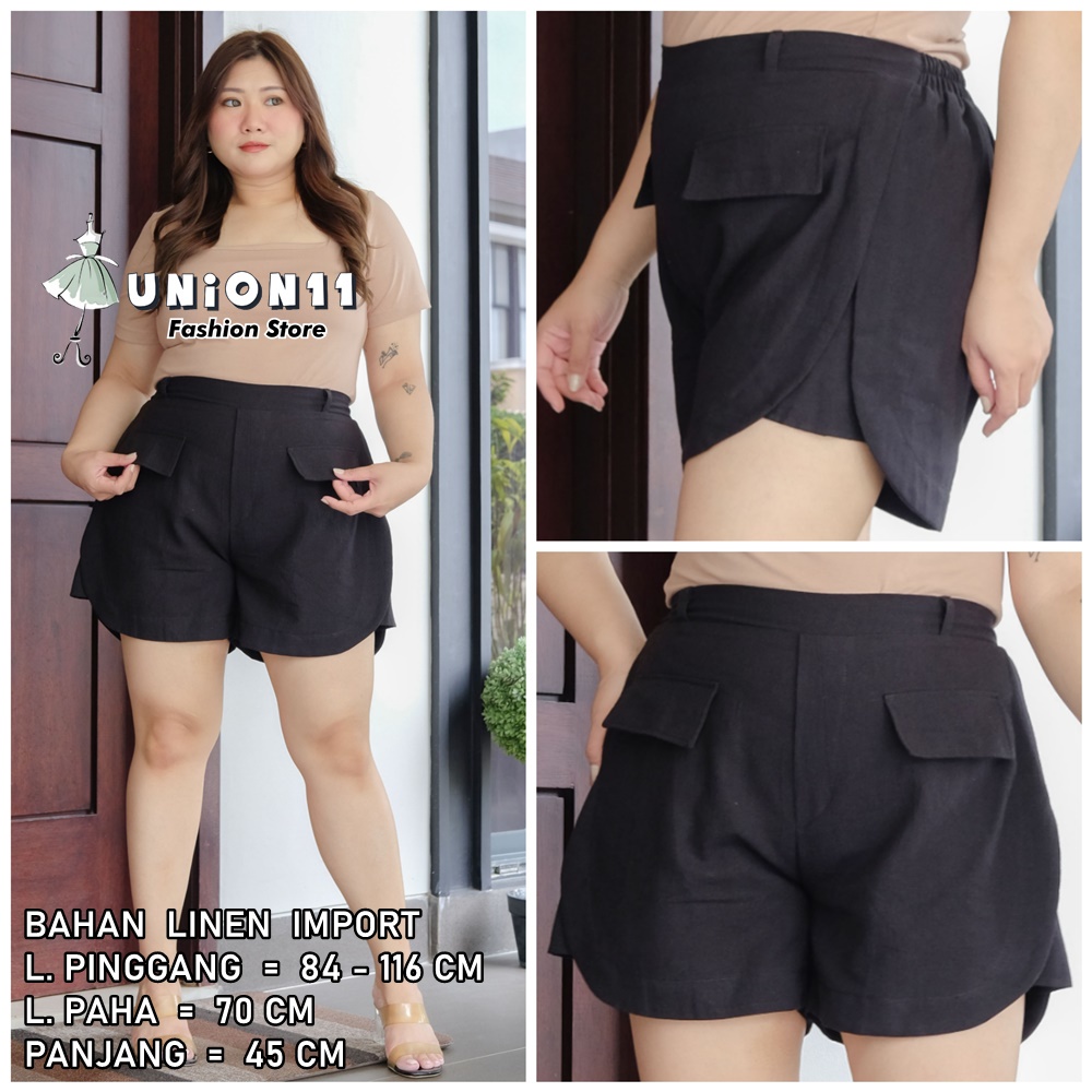 Jual UNION11 - JUMBO HOT PANTS WANITA / CELANA JUMBO WANITA / CELANA ...