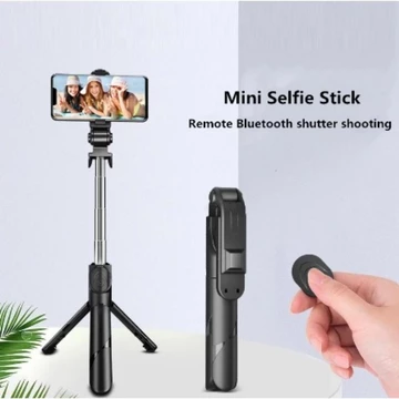 Tongsis Tripod Bluetooth 3in1 Selfie Stick Remote Tripod Mini Tongkat Narsis Monopod Remot