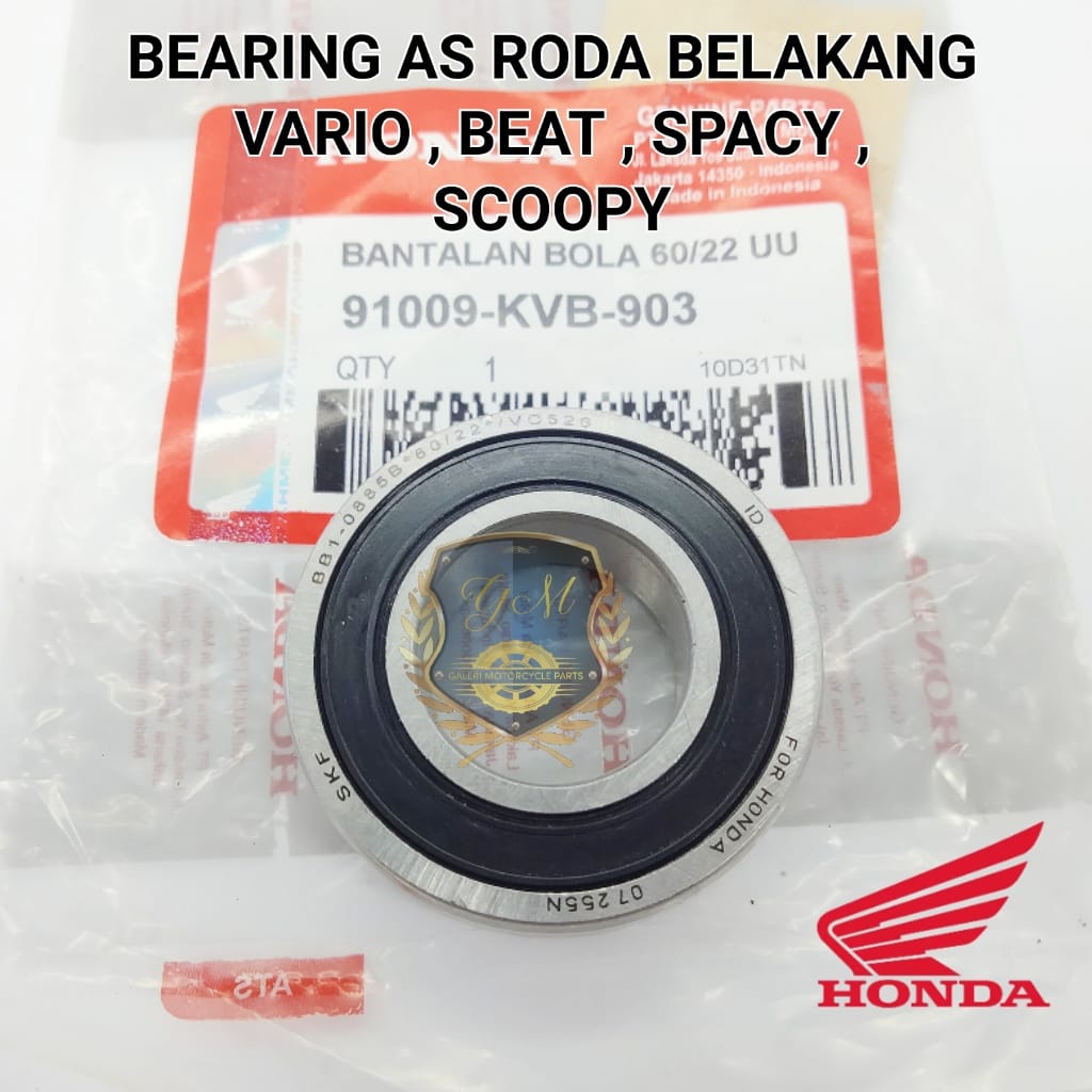 Jual ORIGINAL BEARING AS RODA BELAKANG KLAHAR 60/22 HONDA VARIO 110