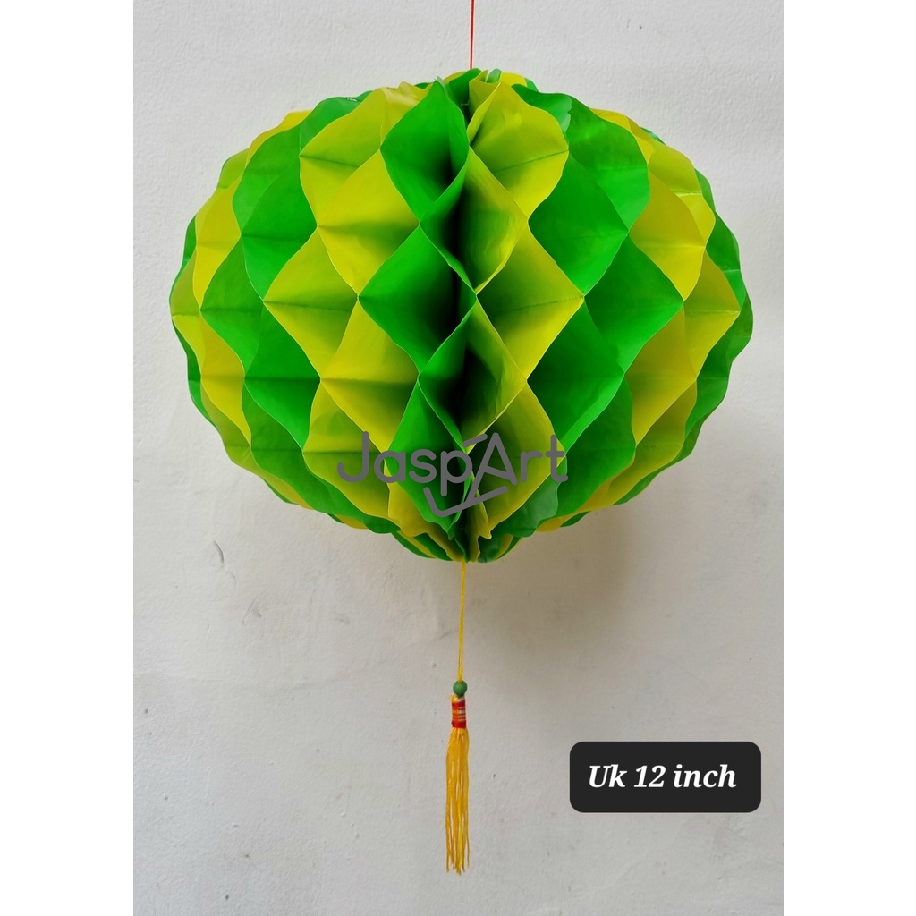 Jual LAMPION LEBARAN LAMPION TAWON IDUL FITRI LAMPION HIJAU KUNING