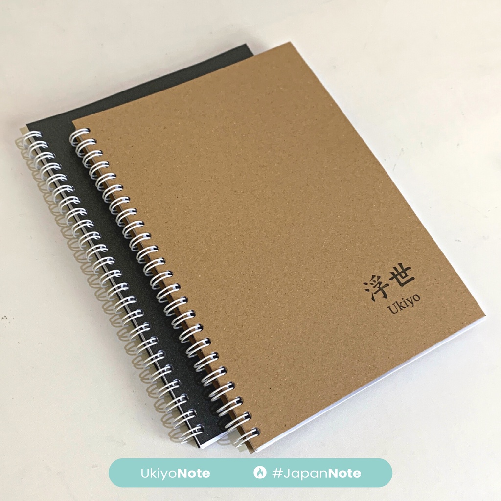 Jual Note book A5 Vintage Aesthetic Ukiyo / Sketchbook / Notebook Cover ...