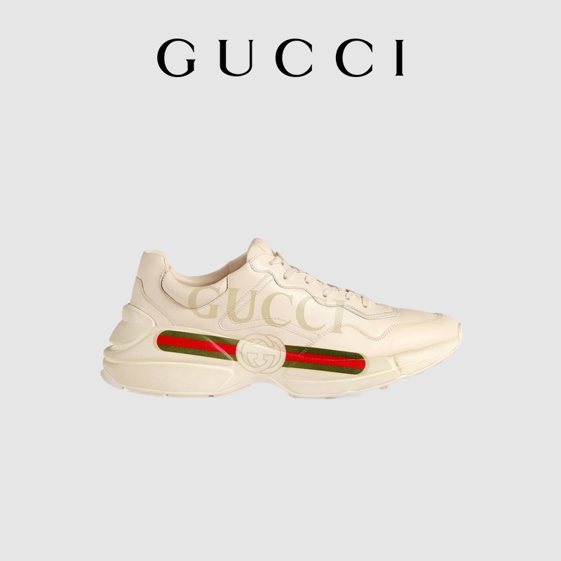 Jual Gucci Rhython series Gucci logo men s dad shoes sneakers Shopee Indonesia