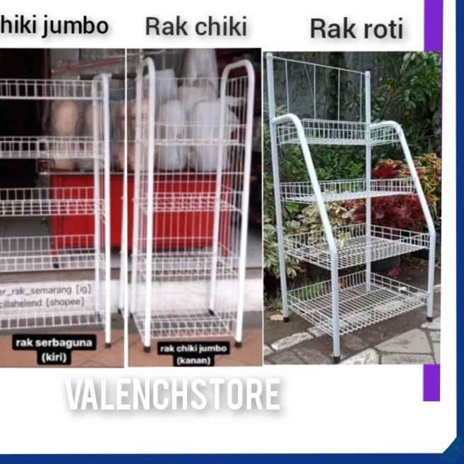Jual ☁ Rak chiki 4 Susun Serbaguna/Rak snack / rak serbaguna / rak ...
