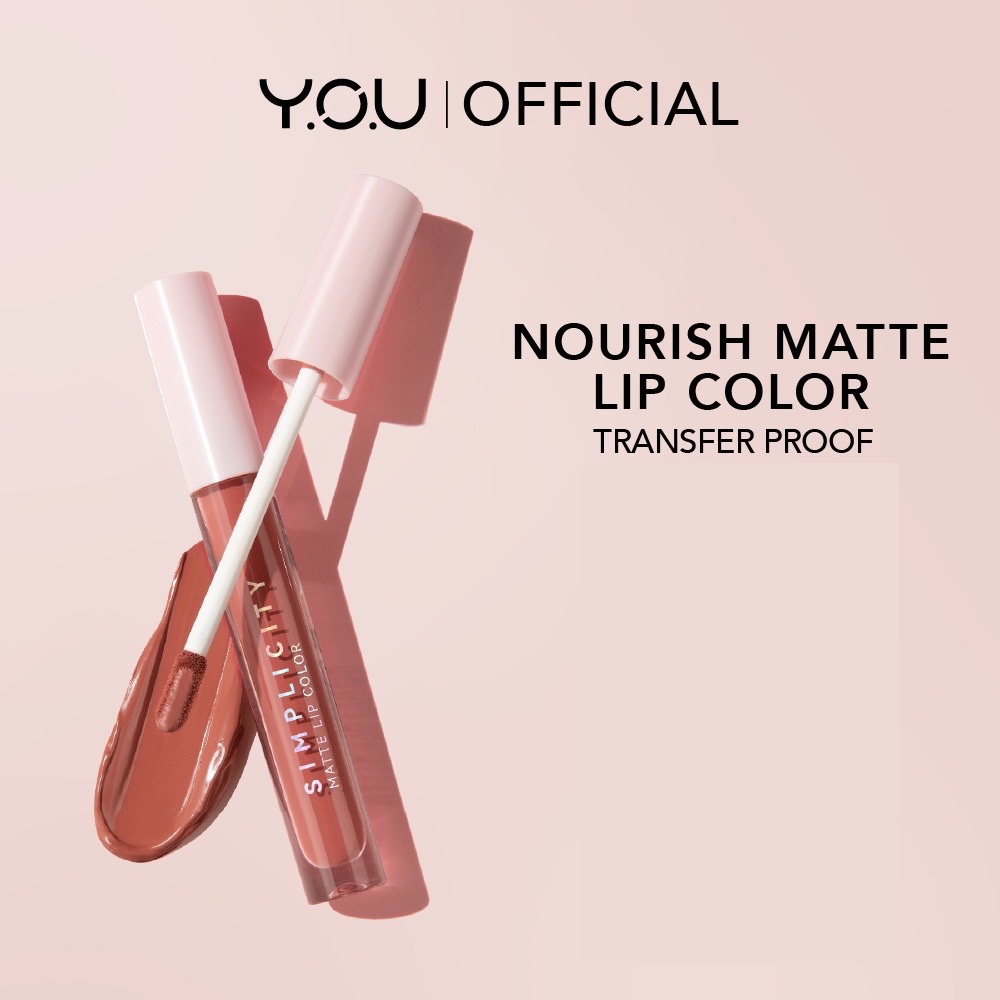 Jual [NEW] YOU Simplicity Matte Lip Color Transferproof Pigmented