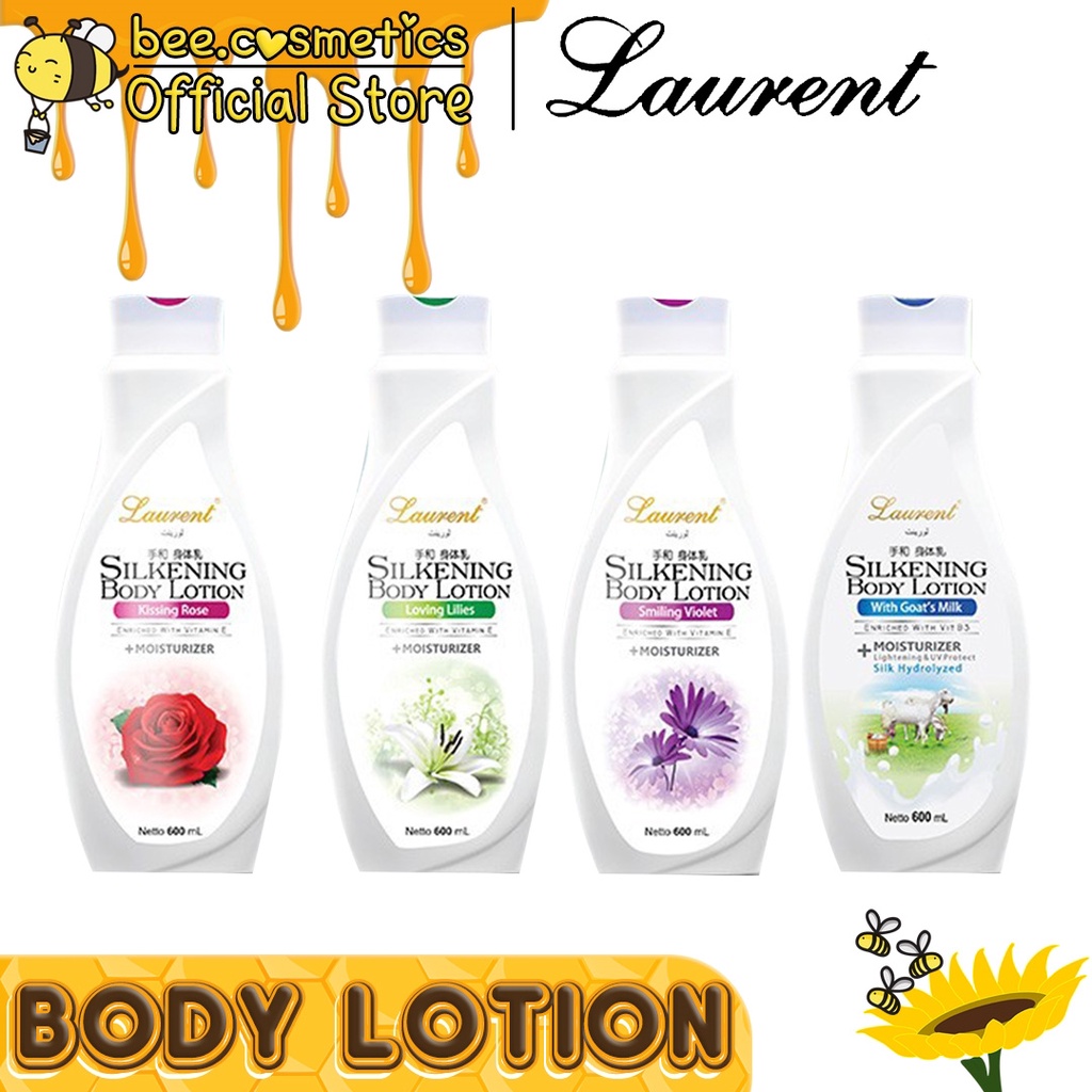 Jual LAURENT SILKENING BODY LOTION SERIES 600ML ( GOAT MILK / LOVING