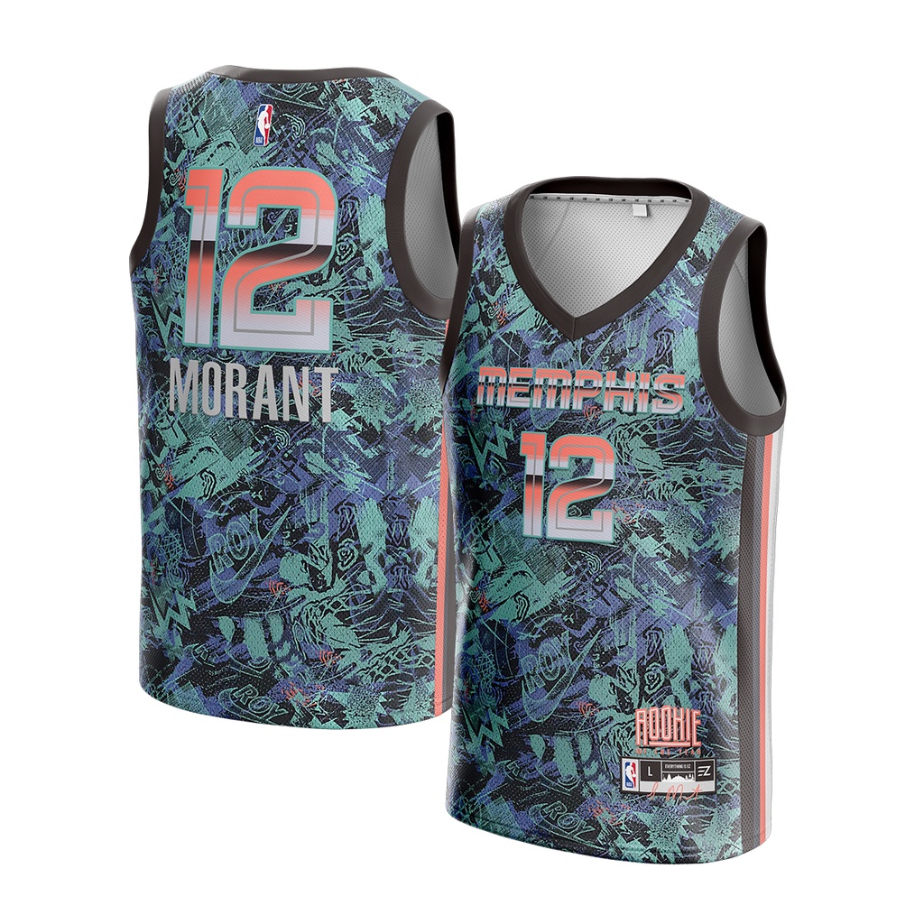 Jual Jersey Ja Morant Memphis Grizzlies 12 Rookie Of The Year ROTY