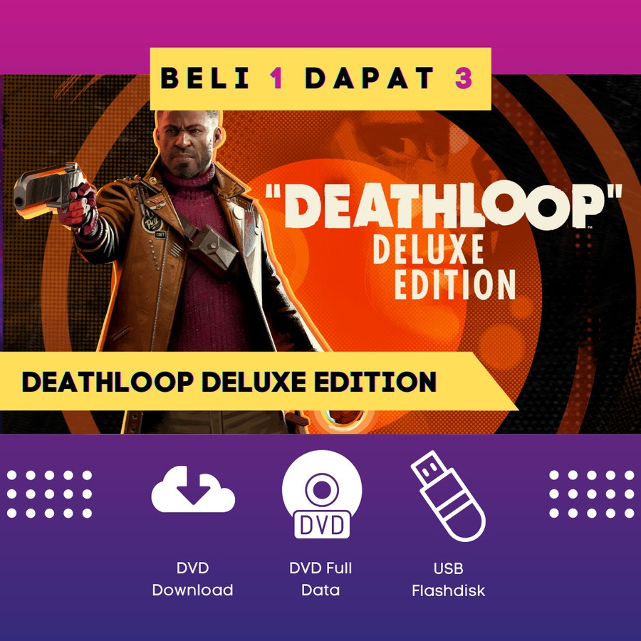 Jual DEATHLOOP - Deluxe | Game PC Original | Shopee Indonesia