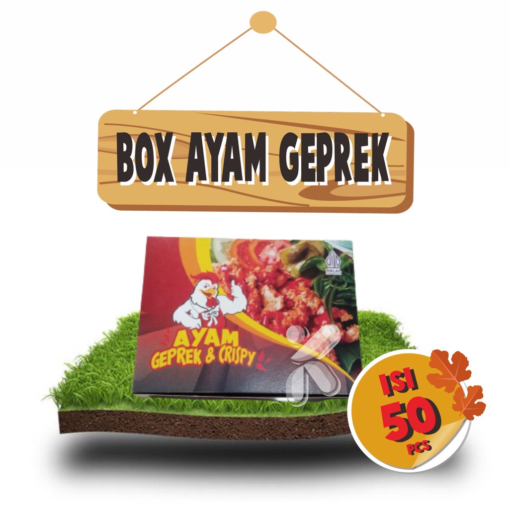 Jual Box Ayam Geprek Isi 50 Pcs Box Ayam Geprek Dus Ayam Geprek