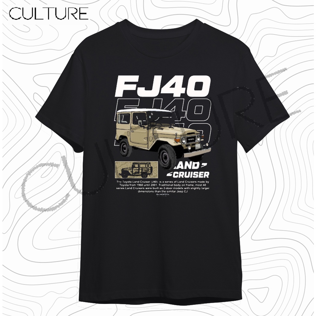 Jual Kaos Distro Otomotif Mobil Toyota Land Cruiser Fj Tshirt Culture Shopee Indonesia