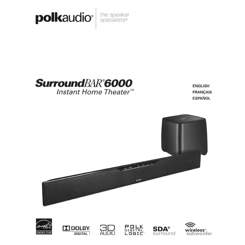 Jual Polk Audio SurroundBar IHT 6000 Instant Home Theater (Black ...