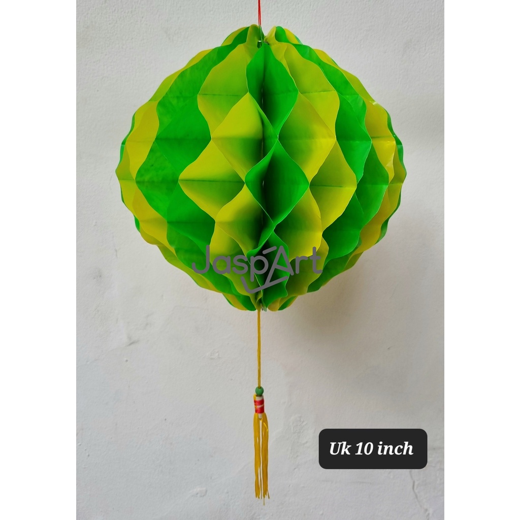 Jual LAMPION LEBARAN LAMPION TAWON IDUL FITRI LAMPION HIJAU KUNING