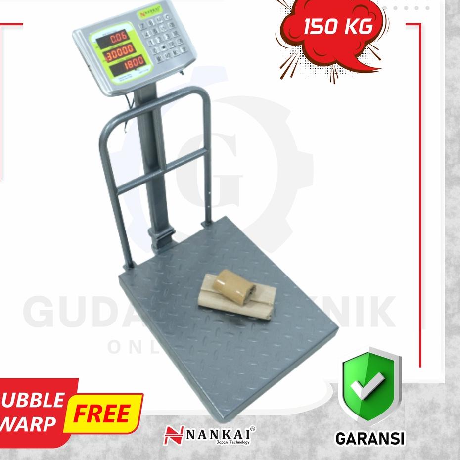 Jual Recomended Timbangan Duduk Digital Rail Nankai 150kg Timbangan