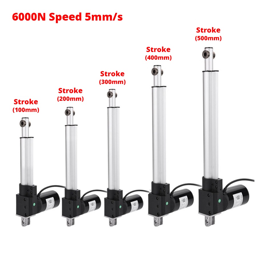 Jual Actuator Electric Linear Motor Controller 6000N 12V Speed 5mm/s
