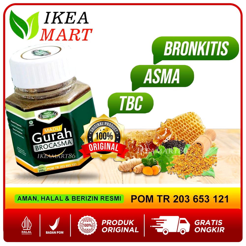 Jual Madu Gurah Brocasma Madu Atasi Asma Sesak Nafas Batuk Bronkitis Paru Paru Basah Batuk 8514