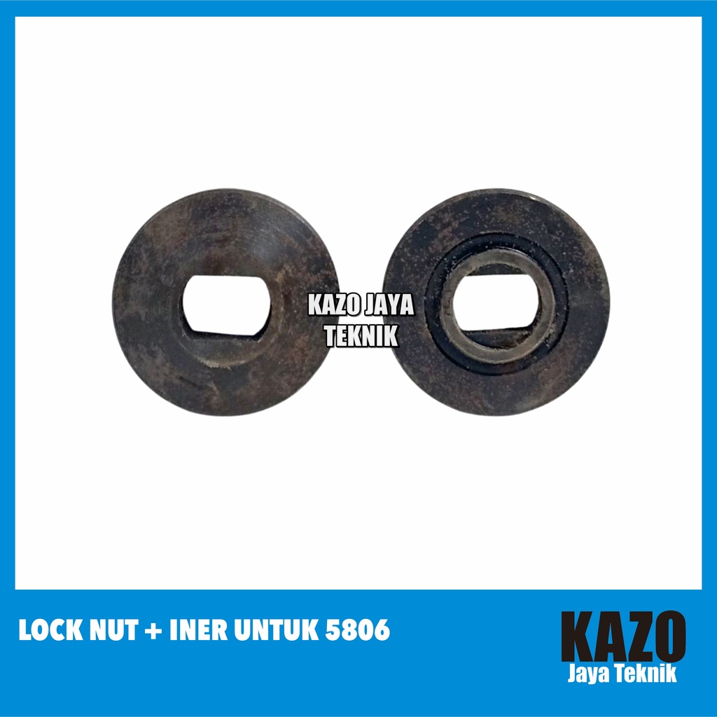 Jual Lock Nut + Iner Mesin Mitresaw 255 / Flange Penjepit Mesin ...