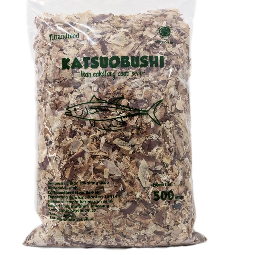 Jual Katsuobushi Lokal Halus @500gram, ikan cakalang serut taburan ...