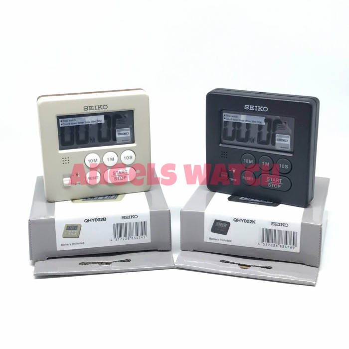 Jual stopwatch original seiko timer countdown seiko qhy002 kitchen ...
