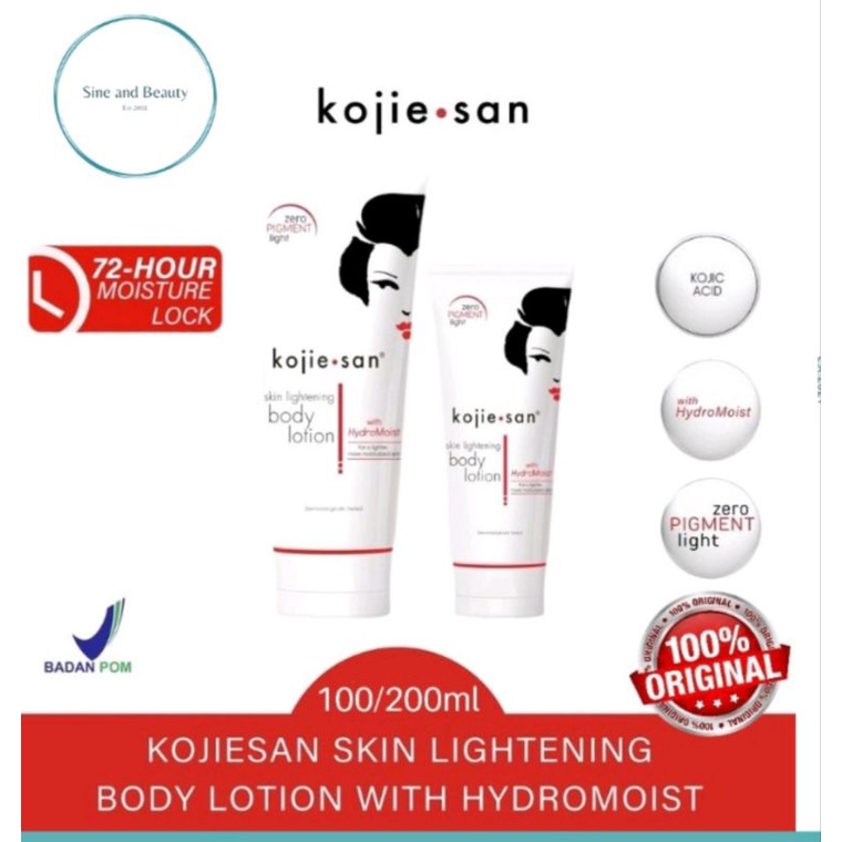 Jual Kojie San Skin Lightening Body Lotion 200g/100g Shopee Indonesia