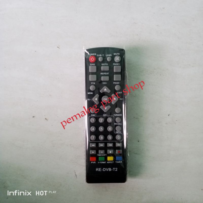 Jual Remote Stb Set Top Box Dvb T Super Hd Kijang Shopee Indonesia