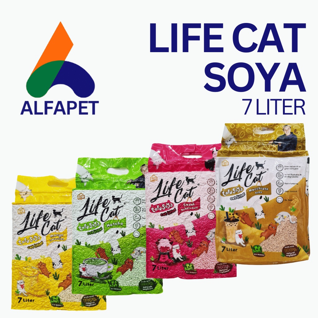 Jual Life cat tofu soya 7L pasir kucing soya Shopee Indonesia