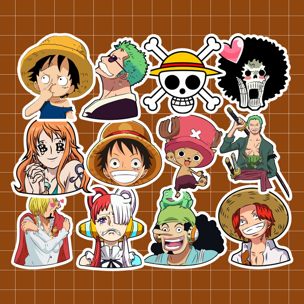 Jual Stiker One Piece Aesthetic Kartun Lucu Sticker Waterproof Tumblr ...