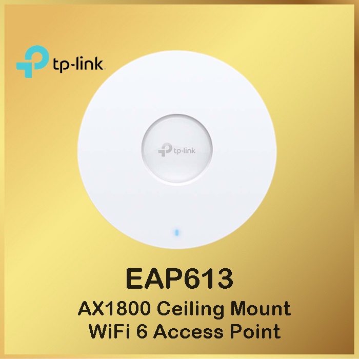 Jual TpLink EAP613 AX1800 WiFi 6 Dual Band Gigabit Wireless Access