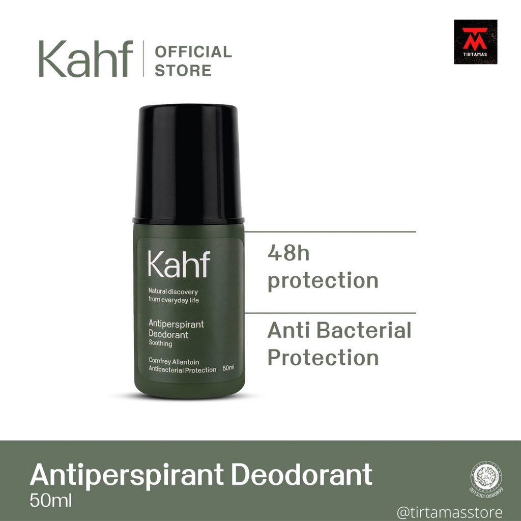 Jual KAHF SOOTHING ANTIPERSPIRANT DEODORANT PRIA 50 ML ORIGINAL