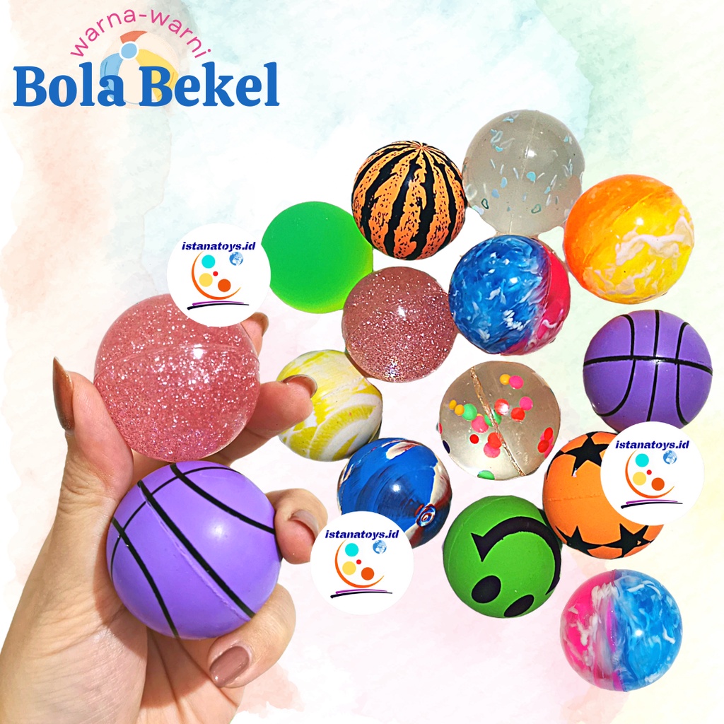 Jual ID Mainan Anak Bola Bekel diameter 4cm | Shopee Indonesia