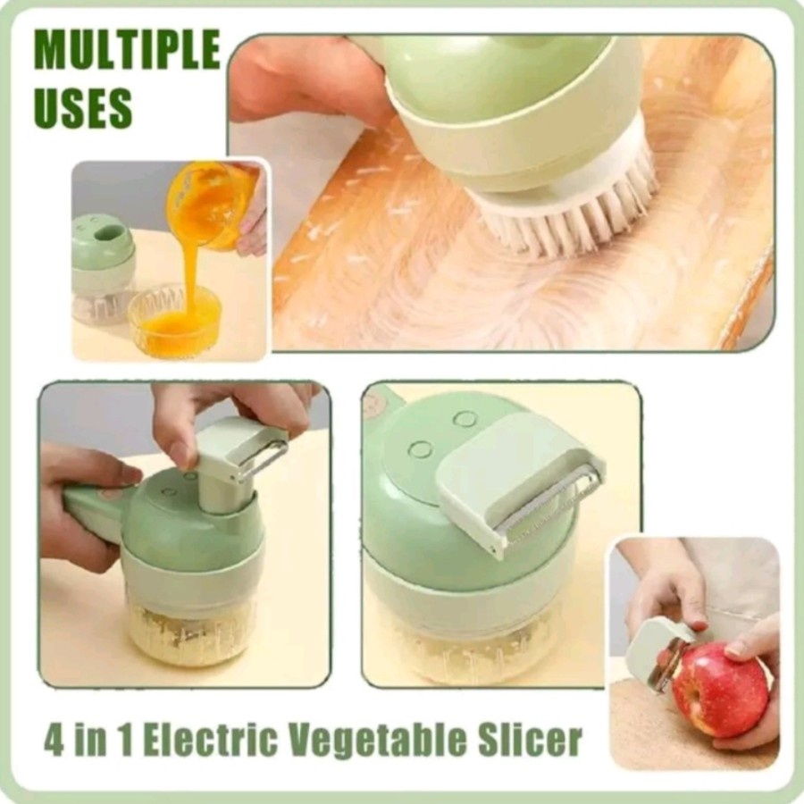 Jual FOOD CHOPPER LOW CARBON / CHOPPER MIXER 4 IN 1 LISTRIK BLENDER ...
