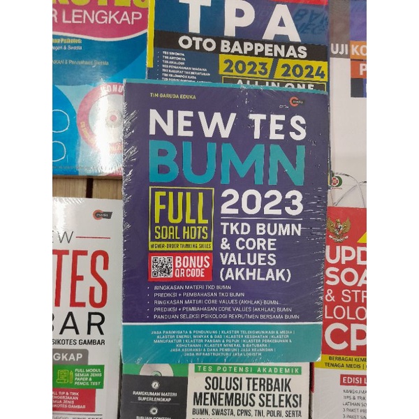Jual BUKU NEW TES BUMN 2023 TKD BUMN & CORE VALUES AKHLAK | Shopee ...
